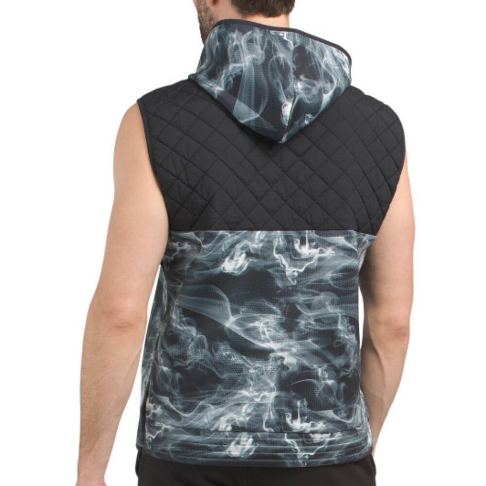 NEW GREYSON Ghost Dancer Smoke Gratiot Hoodie Vest Shepherd black 563mn - Picture 2 of 2